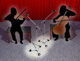 BigFoot TriPad Isolators: Chamber Music & Hollow Stage