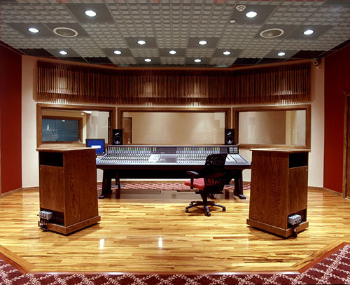 M-Pire Recording, Front View of Control Room