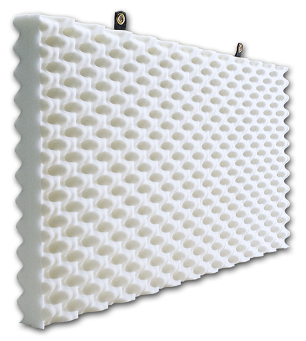 Hanging Baffle in White