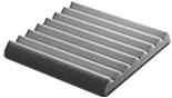 Linear Wedge Foam Grey