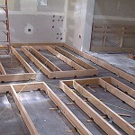 Floated Floor In Progress for M-Pire Recording Studio